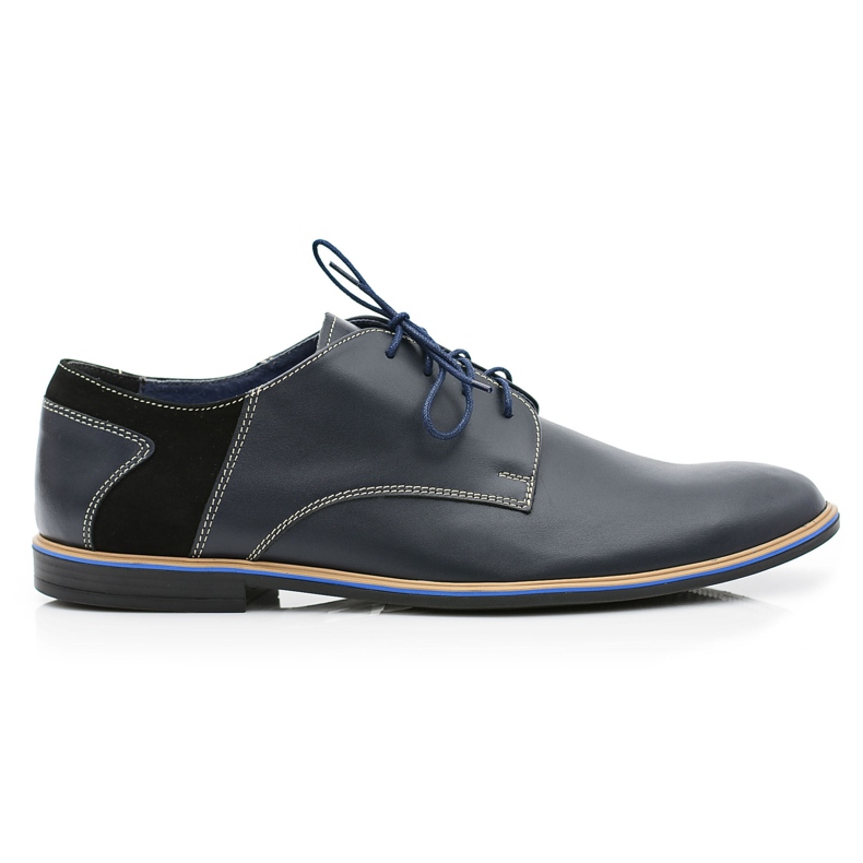 Bednarek Polish Shoes Herren Brogues Bednarek Elegantes Leder Marineblau Biagio navy blau