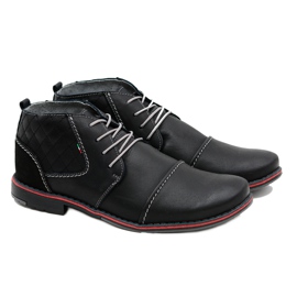Gino Tuzzi Danny Schwarze Leder High Schuhe