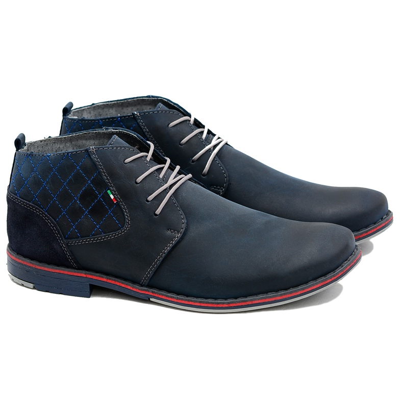 Gino Tuzzi Granate Herren Lederschuhe Graziano navy blau