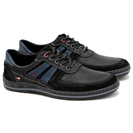 KOMODO Schwarze Lederschuhe von Nestor