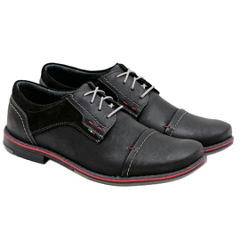 Gino Tuzzi Leder Herren Schwarz Schuhe Paolo