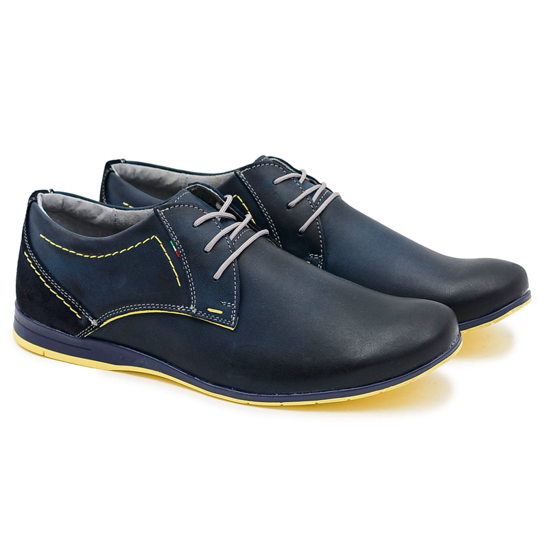 Gino Tuzzi Marineblaue Freizeitschuhe für Herren von Badoo navy blau