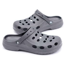 Flameshoes Herren-Flip-Flops-Sandalen in Grau