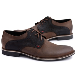 Neex | Control braune Lederpolitur Herrenschuhe