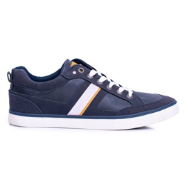 Marineblaue Sportschuhe für Herren Tony