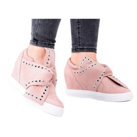 Damen Sneaker Wedges Lu Boo Pink Margo rosa
