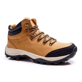 EVE Herren Trekkingschuhe gewärmt mit Lamm Jax braun