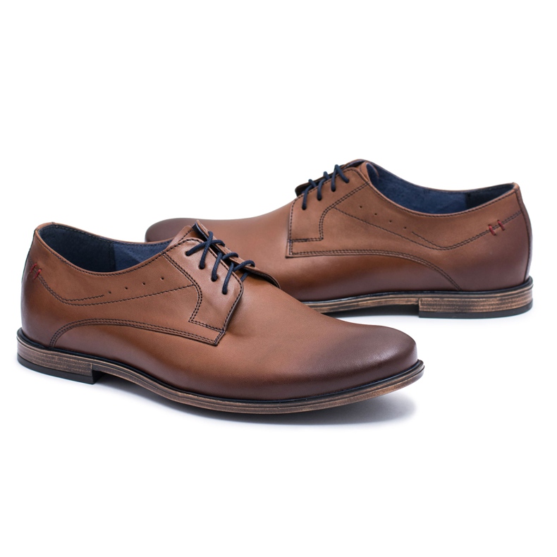 Nikopol Brown Leder Herren James Schuhe braun