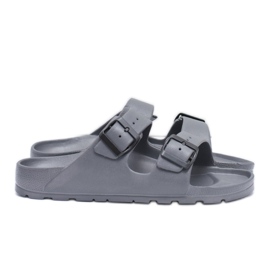 Flameshoes Graue Gartenhausschuhe für Herren