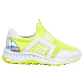 Seastar Slipons auf der Liebesplattform weiß grün