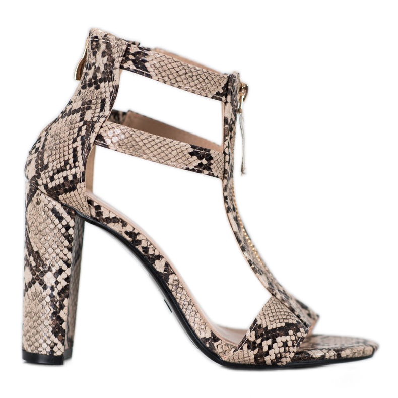 Seastar Sandalen mit Reißverschluss beige mehrfarbig