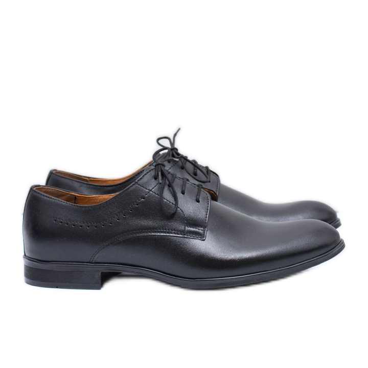Elegante schwarze formale Schuhe für Herren Damoste