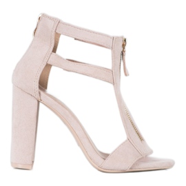 Seastar Sandalen mit Reißverschluss braun