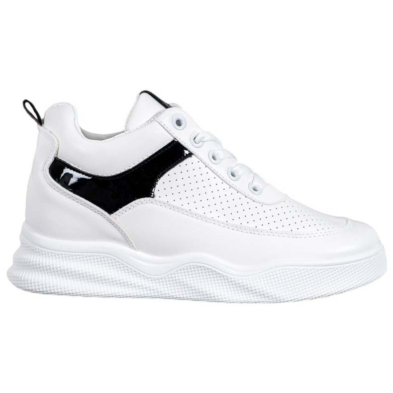 Renda Turnschuhe aus Öko-Leder weiß