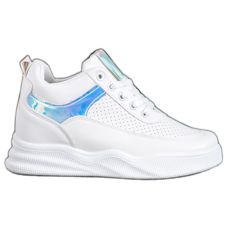 Renda Turnschuhe aus Öko-Leder weiß