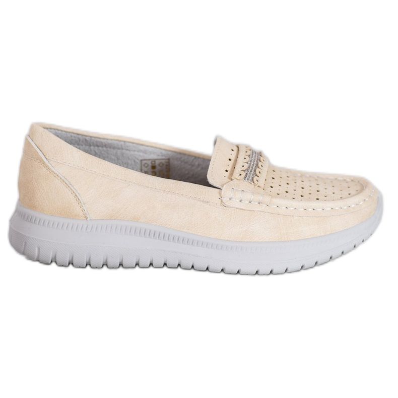 Small Swan Loafer auf der Plattform braun