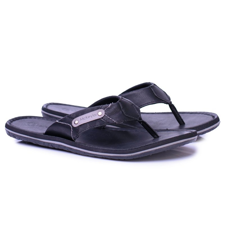 Mckeylor Schwarze leichte Ayumu Flip-Flops