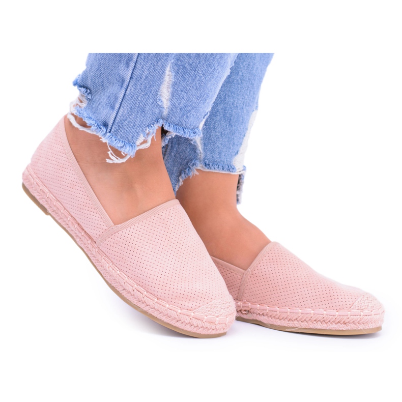 Damen Espadrilles Estelle Puderrosa