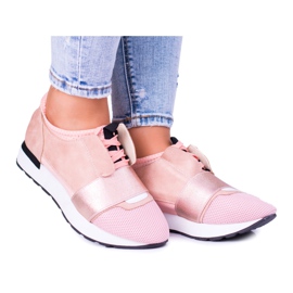 Lu Boo Damen Rosa Sportschuhe Madoni
