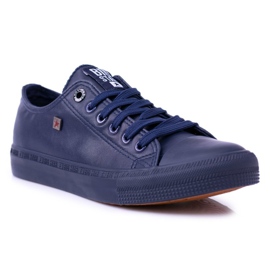 Big Star Damen Marineblau Sneakers Monokolor BB274742 navy blau