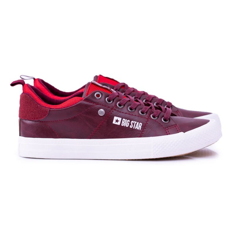 Big Star Herren Burgunder Sneaker BB174011 rot