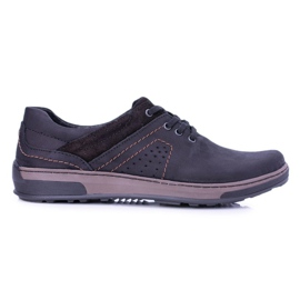 KOMODO Schwarze Herren Casual Ventrillo Schuhe