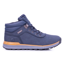 Vico Herren Trekkingschuhe Warm Navy Blue Preventi marineblau