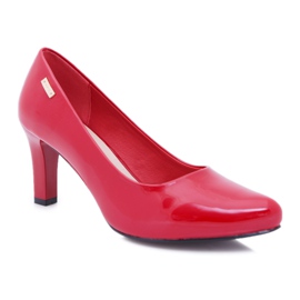 Damen Pumps Sergio Leone Rot Lackiert Orsola