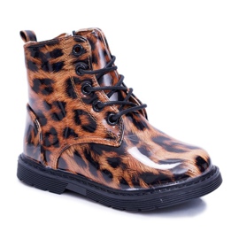 Kinderstiefel gewärmt mit Pelz Trapper Panterka Darsin braun