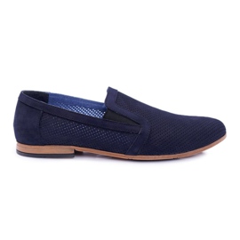Slip-On Loafer für Herren in Marineblau Bednarek Munero