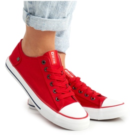 Damen Sneaker Low Big Star Rot DD274339