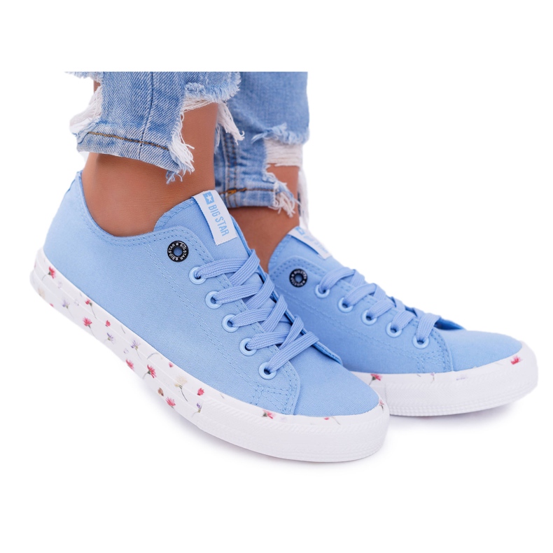 Damen Sneaker Low Big Star Blau DD274710
