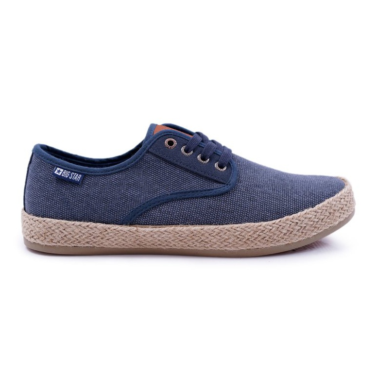 Herren Sneaker Espadrilles Big Star Marineblau AA174174 navy blau