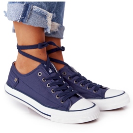 Damen Sneaker Big Star Rubber Toe Navy Blau DD274335