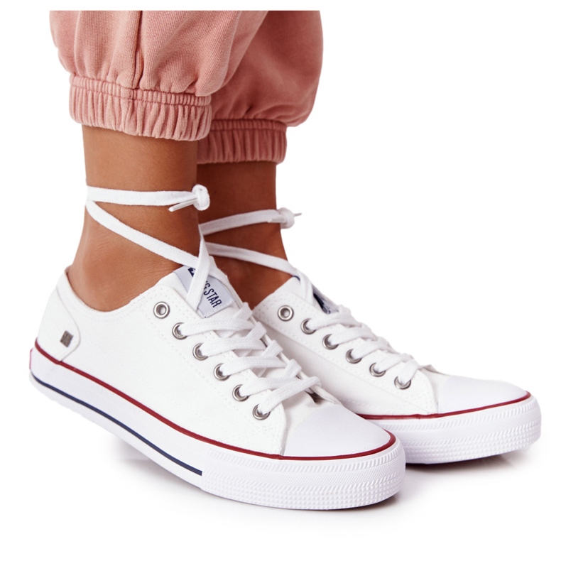 Damen Sneaker Big Star Rubber Toe Weiß DD274336