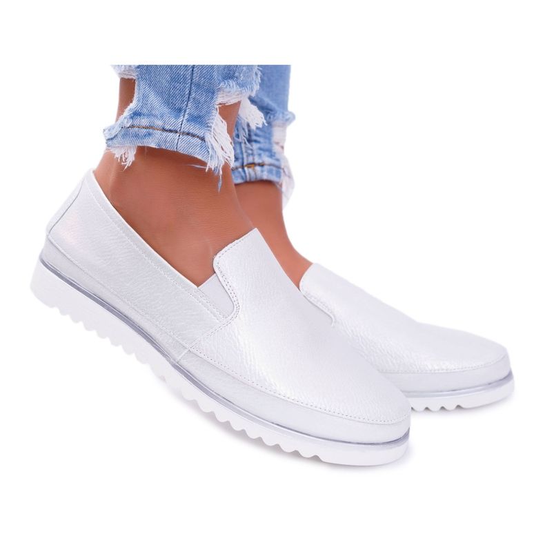 Damen Loafer Sergio Leone Silver Magento grau