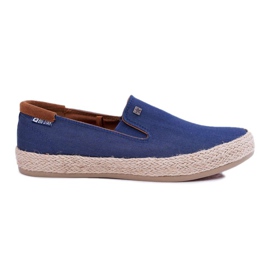 Herren Sneaker Espadrilles Big Star Navy Blau DD174246 marineblau