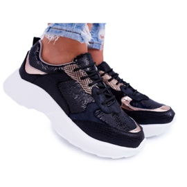 Moow Damen Sportschuhe Schwarz Rendy gelb