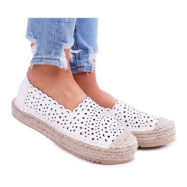 HAN Damen Espadrilles, Slip-on Weiß Satisfaction
