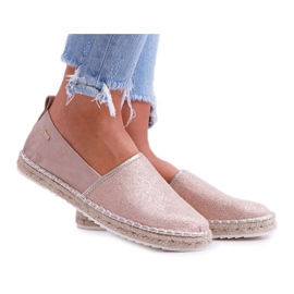 Damen Espadrilles Big Star, Geflochtene Sohle Beige DD274769