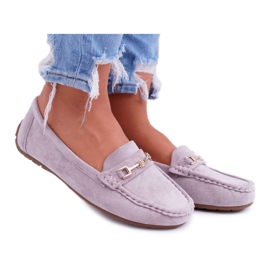 CON Damen Loafer Helles Öko-Wildleder Lila Pink Think rosa