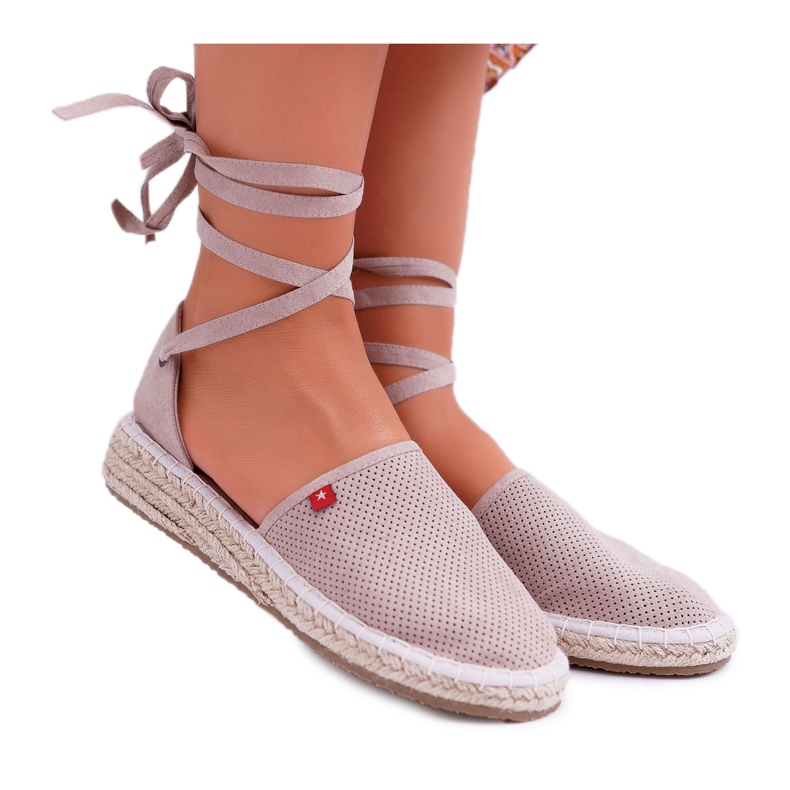Damen Espadrilles Big Star On Beige Plateau DD274A193