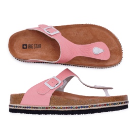 Rosa Flip-Flops für Damen Big Star DD274133