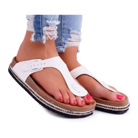 Damen Flip-Flops Weiß Big Star DD274130