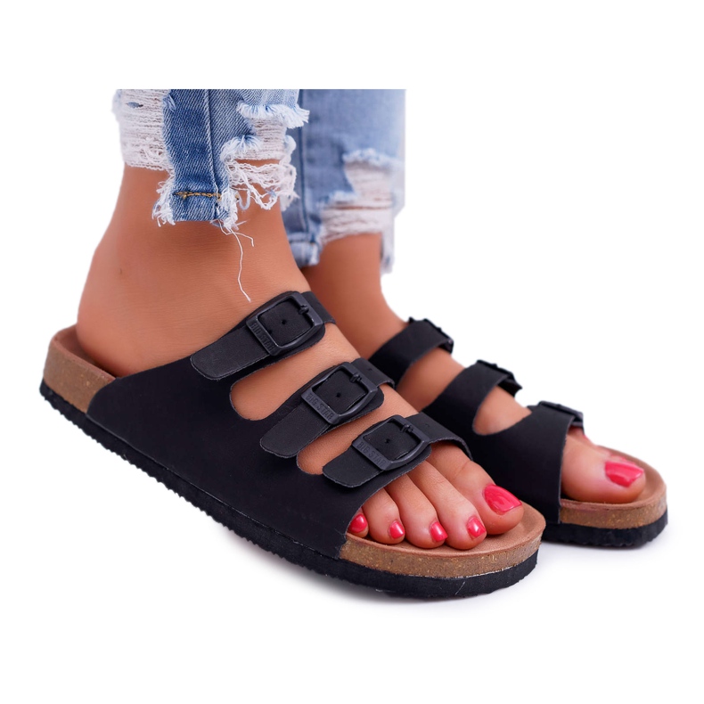 Damen Hausschuhe Schwarz Big Star DD274139