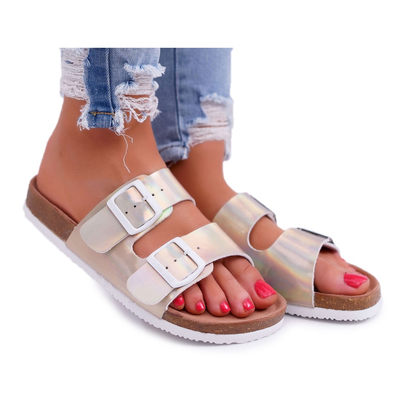 Damen Goldene Hausschuhe Big Star DD274135