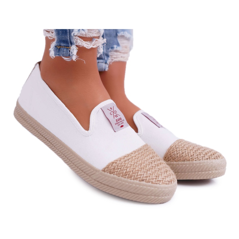Damen Espadrilles Cross Jeans Weiß DD2R4044