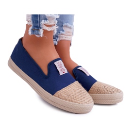 Damen Espadrilles Cross Jeans Marineblau DD2R4046