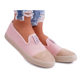 Damen Espadrilles Cross Jeans Rosa DD2R4048