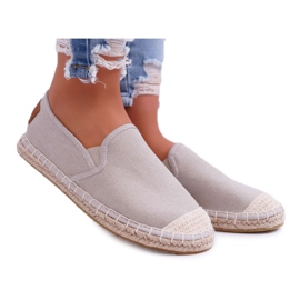 Damen Espadrilles Cross Jeans Grau DD2R4104